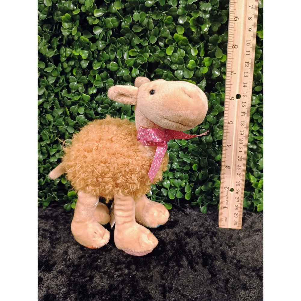 Sadiq Camel Qatar Museums Exclusive Plush Tan Shaggy Stuffed Animal Toy TOY01003